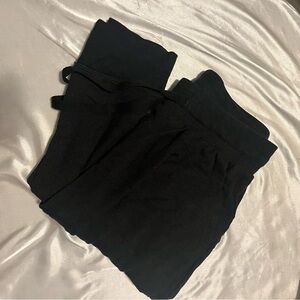 ALO Yoga Charcoal and Black Joggers